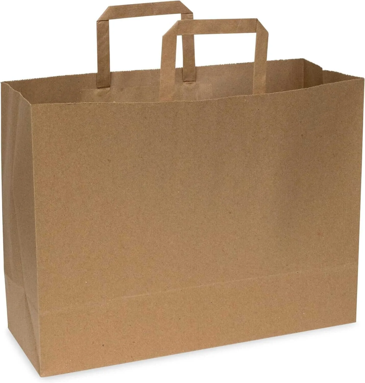 16x6x12 Large Flat Handle Paper Bags