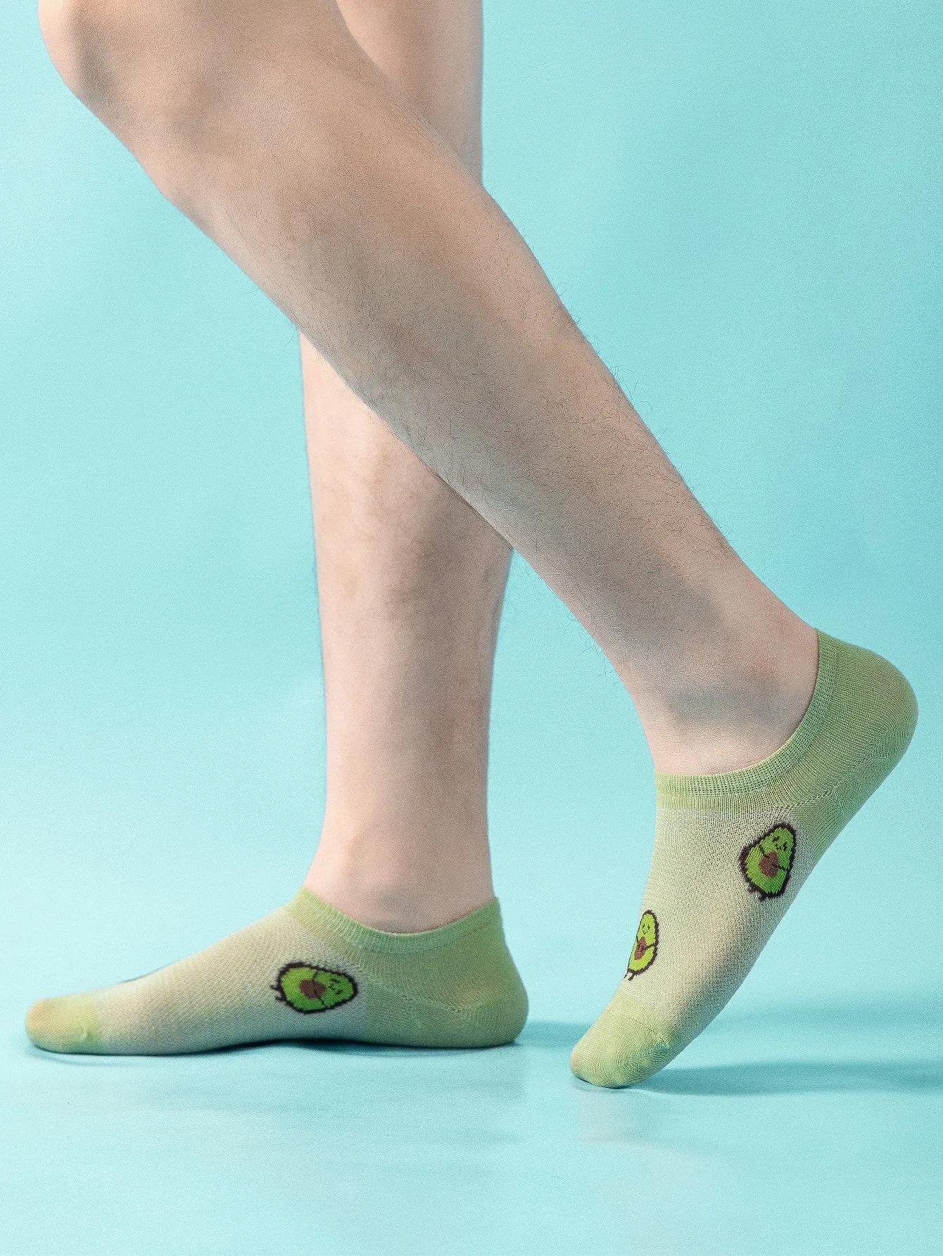 5pairs Avocado Ankle Socks for Men Fun Socks Funky Socks Novelty Socks