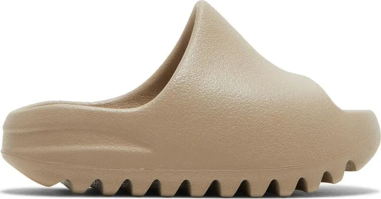 Adidas Yeezy Slides Kids 'Pure' 2022 Re-Release Sandals, Brown