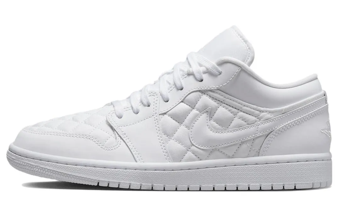 Air Jordan 1 Low Quilted Triple White (Women)