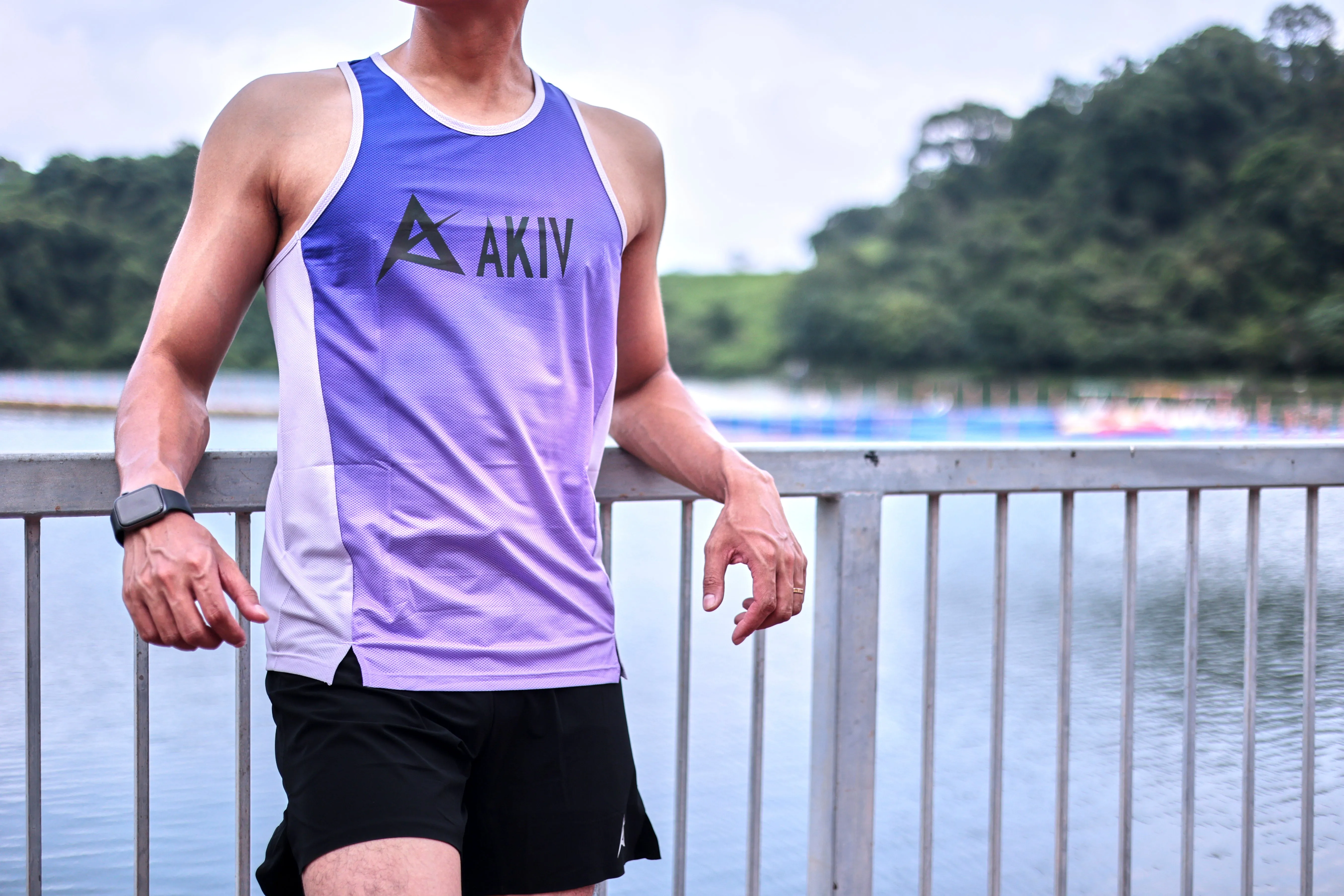 AKIV Breathable Running Singlet Unisex (for both men and women)