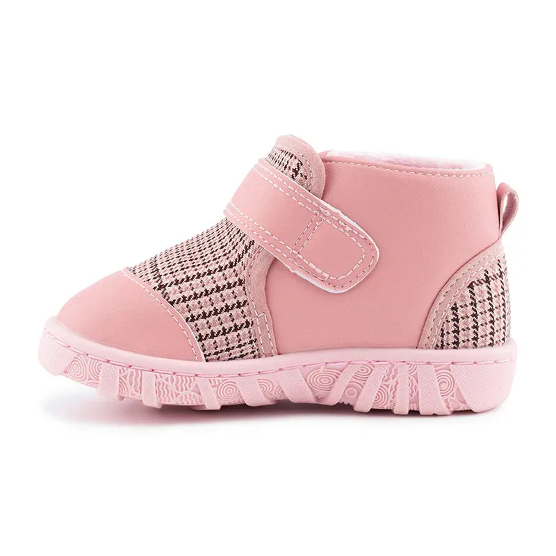 Billycart Kids Luna Pink & Plaid Girls toddler boots