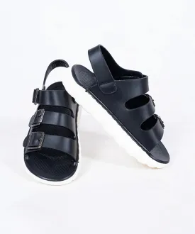 Black Colored Sandals for Boys for Outings