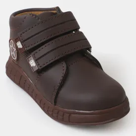 Boys Sneakers SK-3 - COFFEE