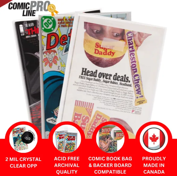 Bulk OPP Current Comic Bags - 1000 Loose Bags Per Case