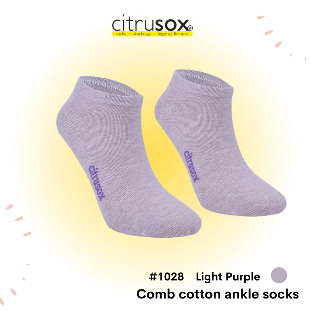 Combed Cotton Ankle Socks