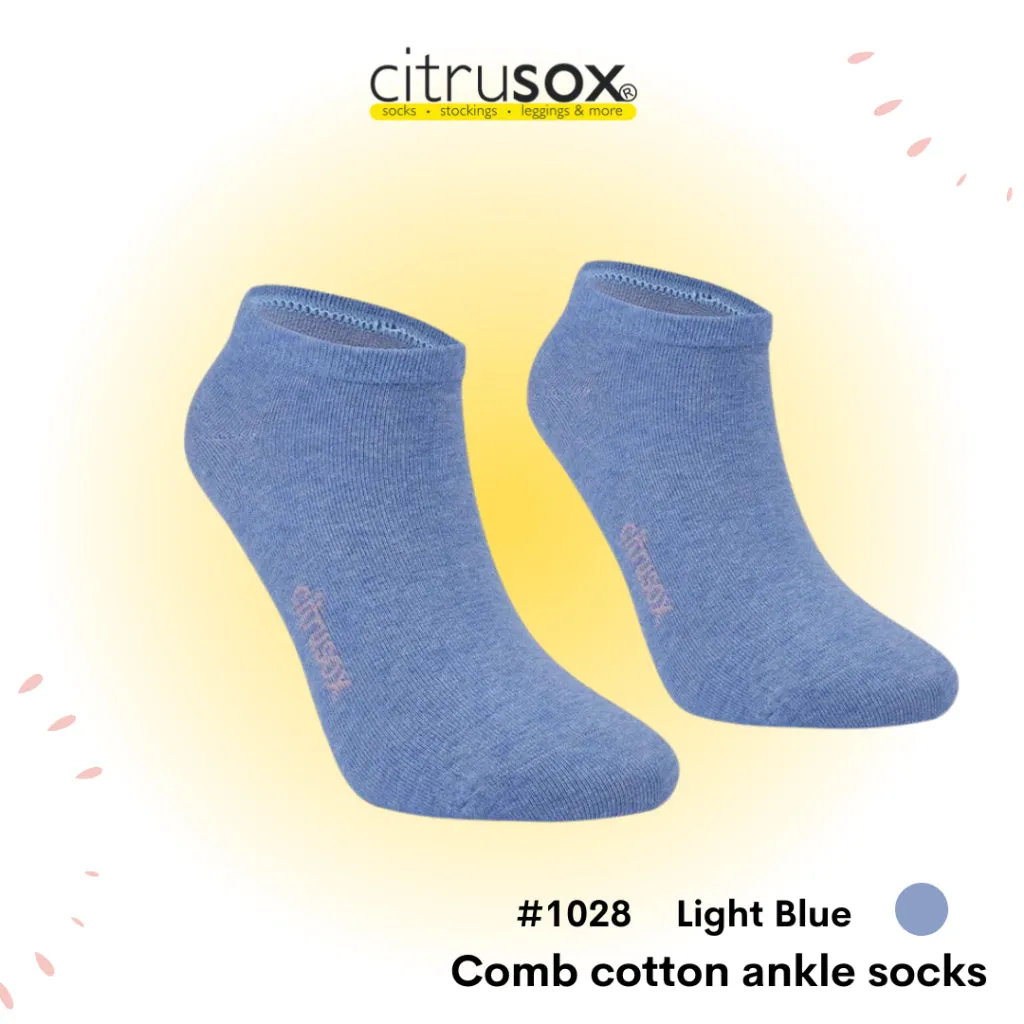 Combed Cotton Ankle Socks