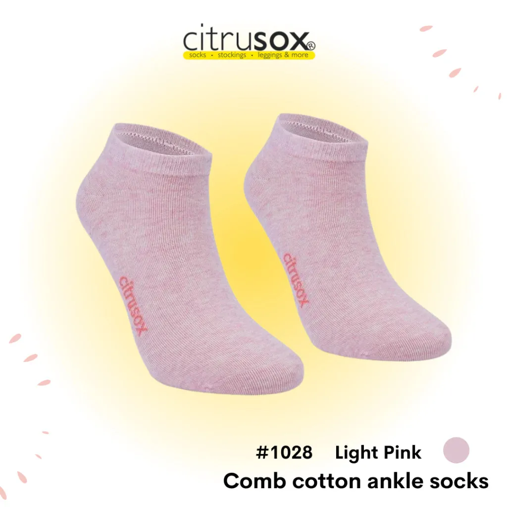 Combed Cotton Ankle Socks