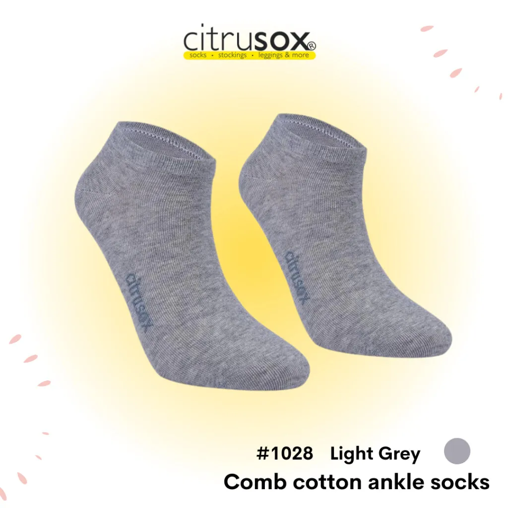 Combed Cotton Ankle Socks