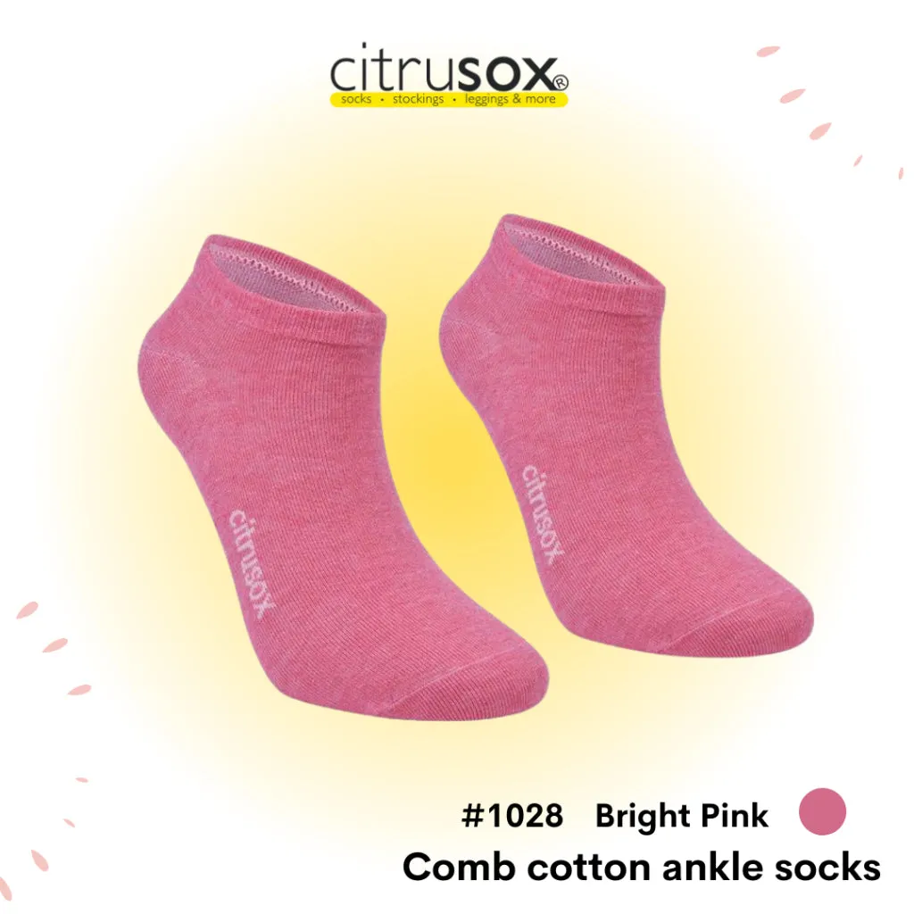 Combed Cotton Ankle Socks