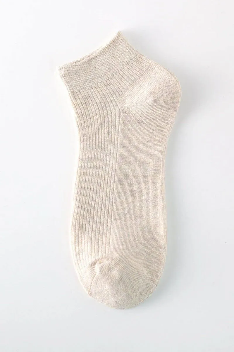 COTTON VERTICAL STRIP RETRO SOCKS