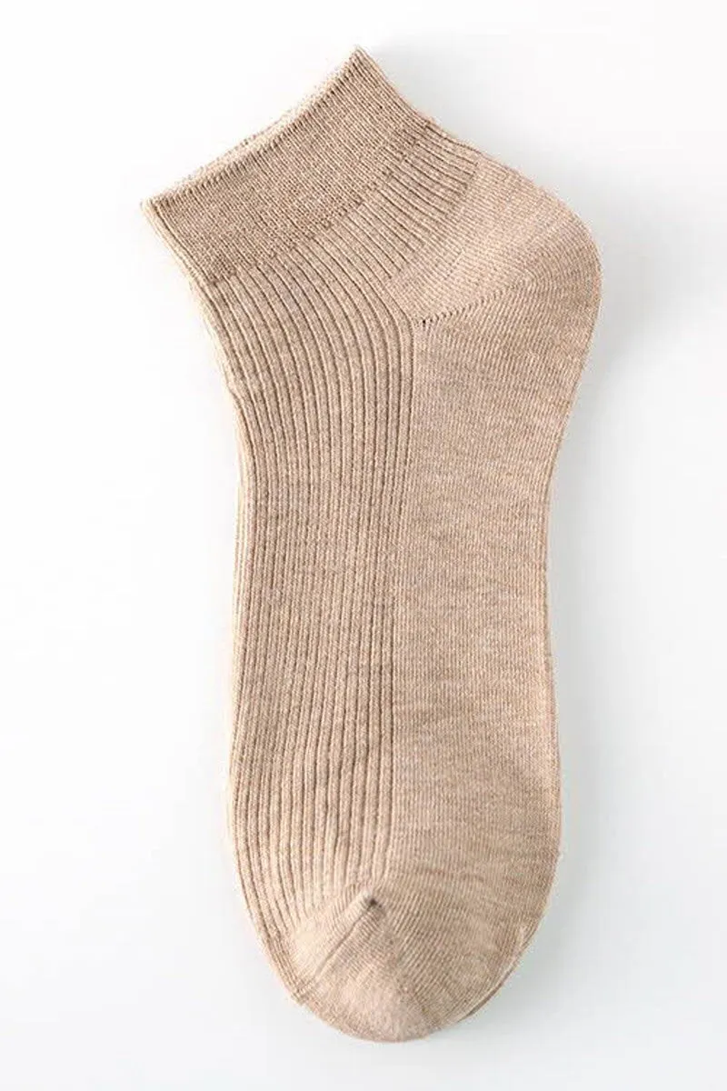 COTTON VERTICAL STRIP RETRO SOCKS