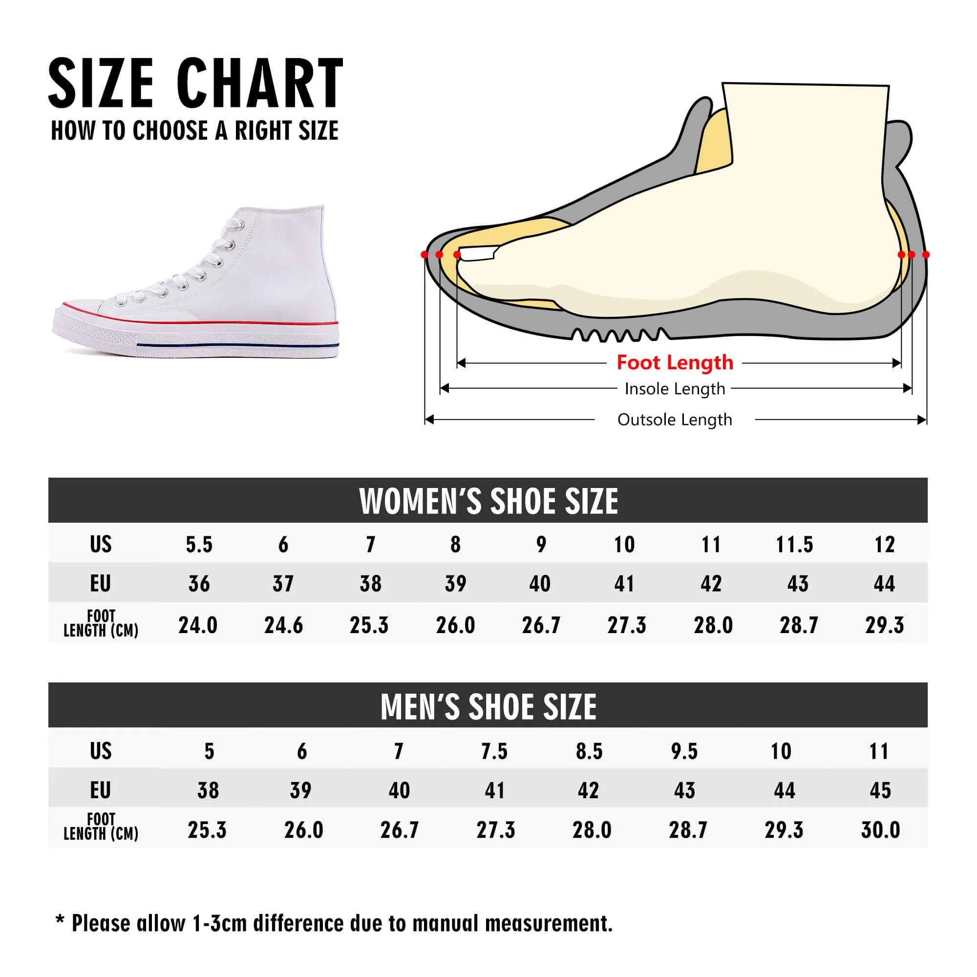 Designer Shoes High Top Canvas -D70 X2