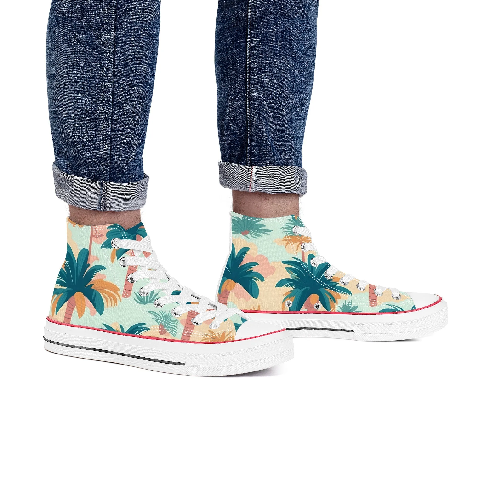 Designer Shoes High Top Canvas -D70 X2