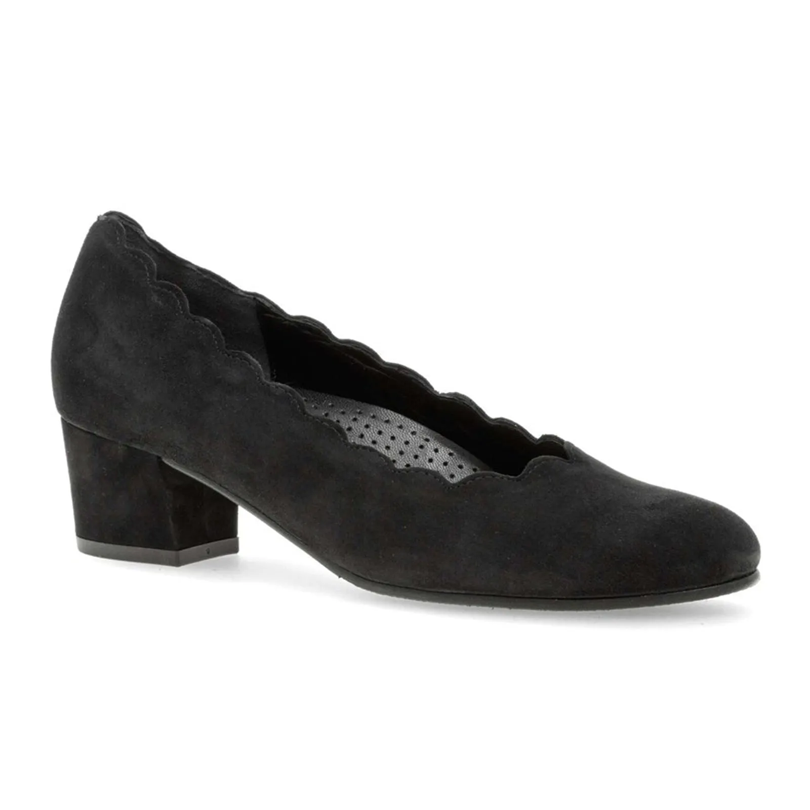 Gabor 32.221.47 Scalloped Pump (Women) - Black