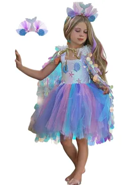 Girls Deluxe Mermaid Unicorn Costume