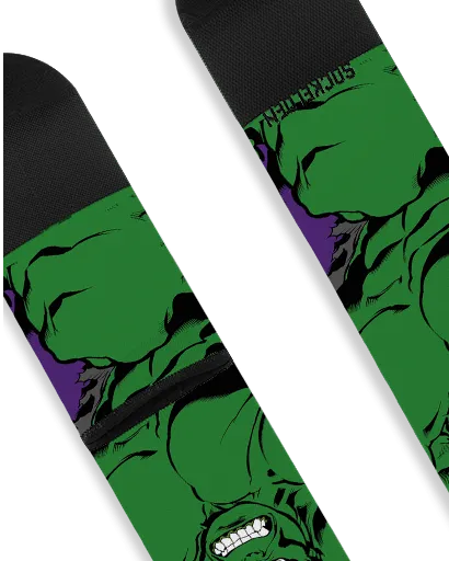 Hulk V2 Printed Cycling Socks