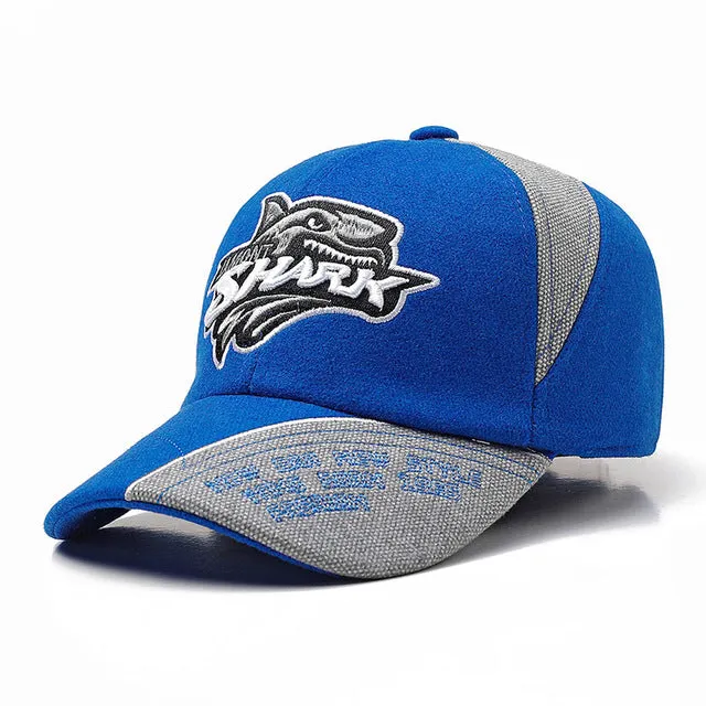 Jamont Graphic Shark Embroidered Baseball Cap