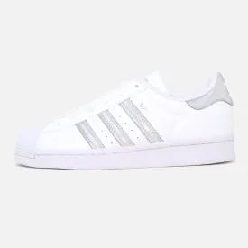 Kid's Adidas Superstar Leather White Silver