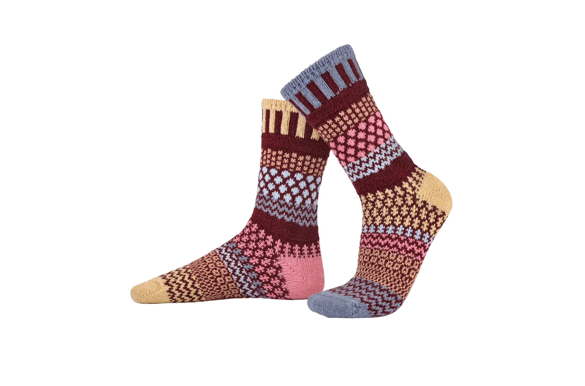 Larkspur Recycled Cotton Crew Socks