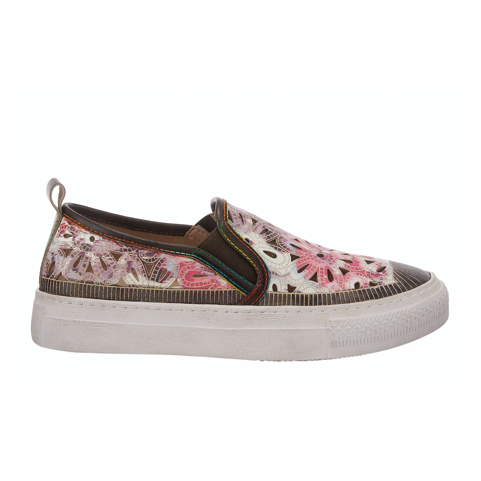 L'Artiste Denofeden Slip On Sneaker (Women) - Brown Multi