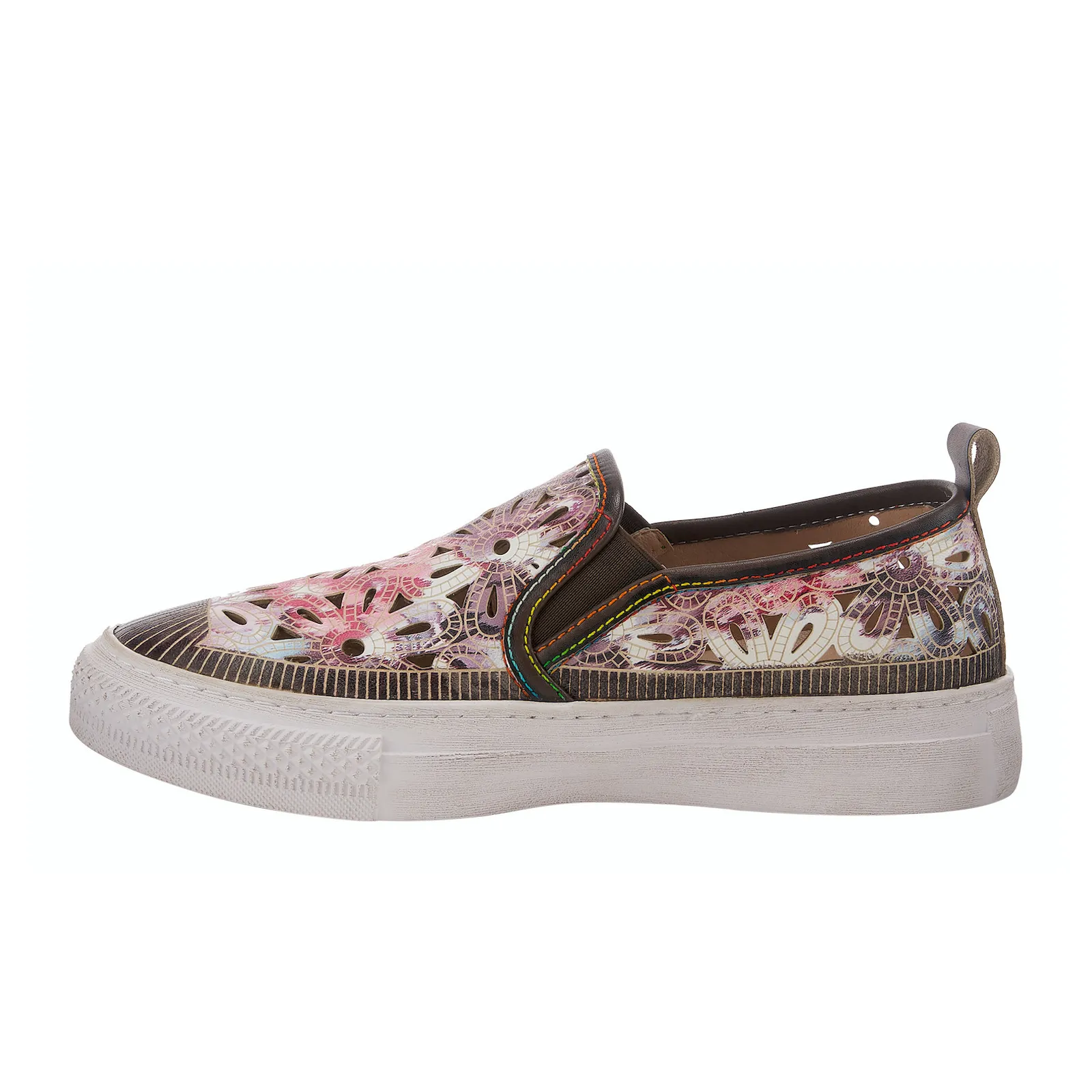 L'Artiste Denofeden Slip On Sneaker (Women) - Brown Multi