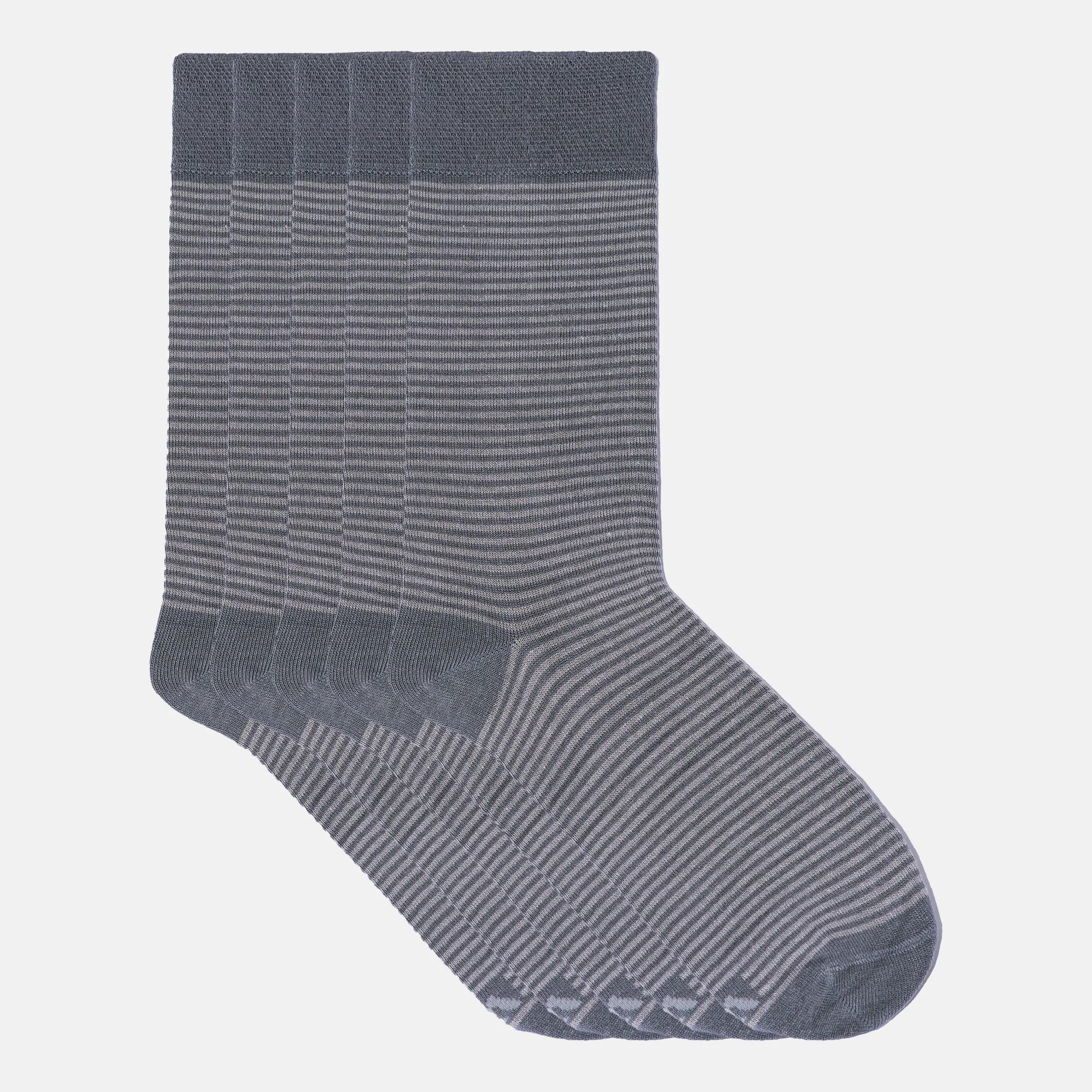 Men's Bamboo Dress Socks • All Striped Design • Pack of 1/3/5 Pairs