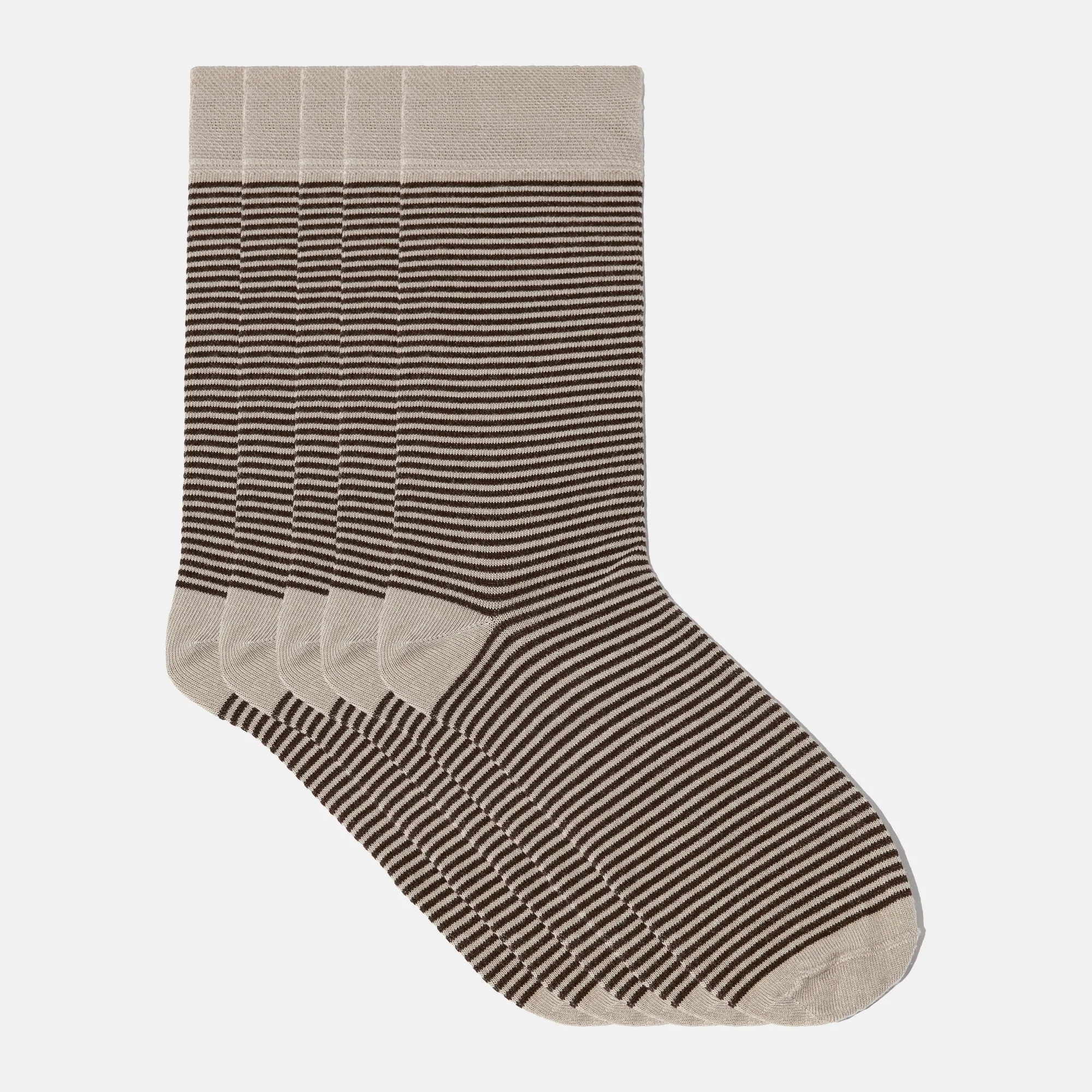 Men's Bamboo Dress Socks • All Striped Design • Pack of 1/3/5 Pairs