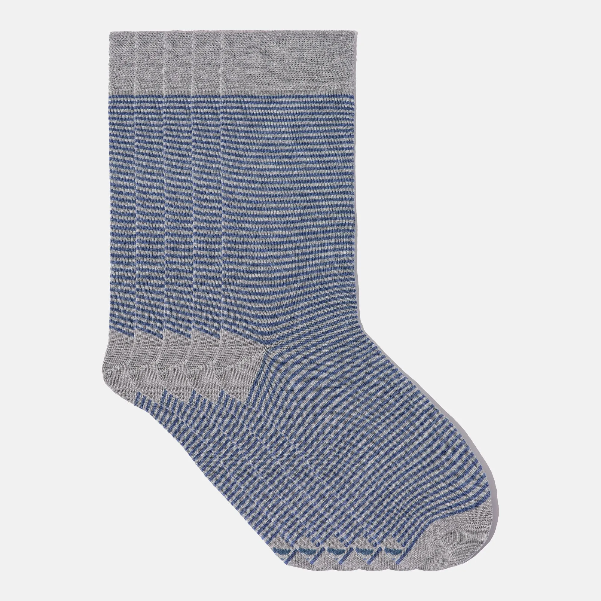 Men's Bamboo Dress Socks • All Striped Design • Pack of 1/3/5 Pairs