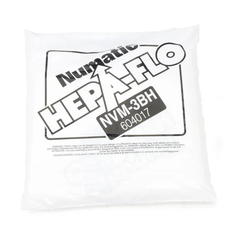 NVM-3BH HepaFlo Dust Bags 10 Pack 604017 - Numatic