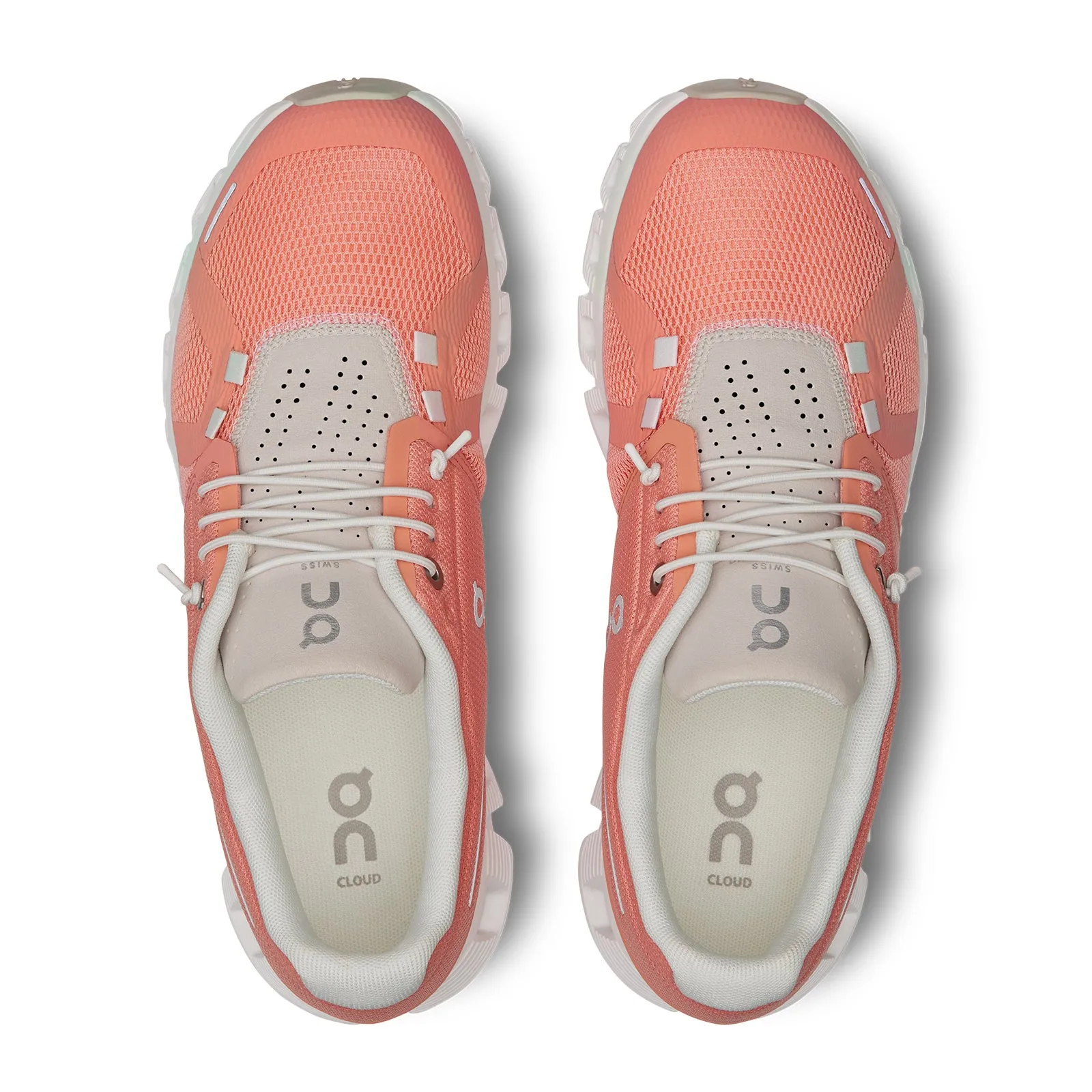 On Running Cloud 5 Running Shoe (Women) - Flamingo/Pearl