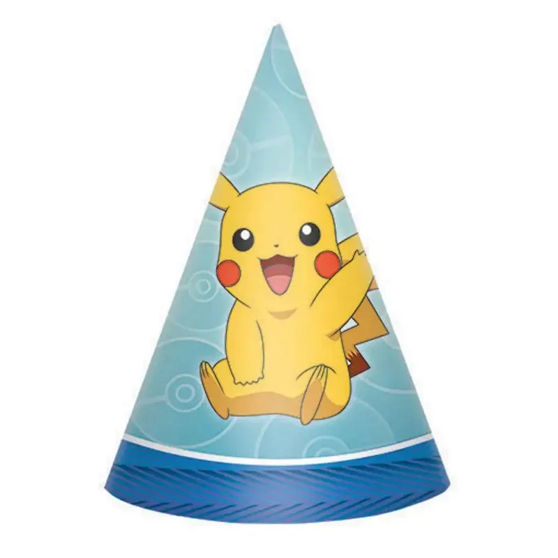 Pokemon Core Party Hats - 8 Pkt