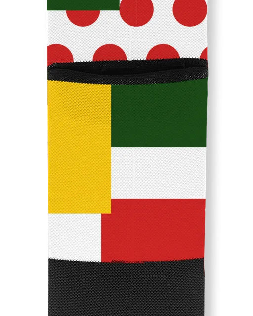 Retro Lapjes Printed Cycling Socks