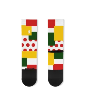 Retro Lapjes Printed Cycling Socks