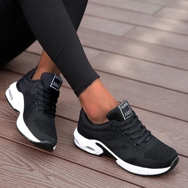 Women Running Shoes Breathable Mesh Outdoor Light Weight Sports Shoes Casual Walking Sneakers - WSA50030